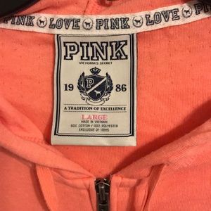PINK Victoria's Secret Tops - VS PINK lightweight zip-up hoodie PINK Victoria's Secret Tops - VS PINK lightweight zip-up hoodie